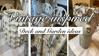 New🌸2023 Vintage inspired Deck and Garden ideas