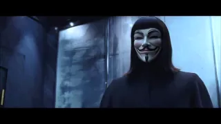 the ghost of christmas past V for Vendetta