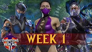 Champions of the Realms 2: Week 1 Pools - Tournament Matches - MK11 Ultimate