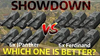 6x Ferdinand vs 6x JPanther - SHOWDOWN (Which One Is Better?) | WOT BLITZ