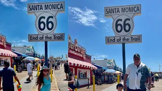 FAMOUS SIGN SANTA MONICA ROUTE 66 END OF THE TRAIL ~ OUR EXPERIENCED @mamabebQ