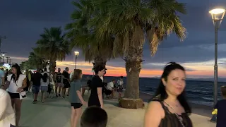 Beach in Pefkochori by Night August 2022 HDR