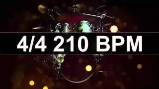 🔴 Drums Metronome 210 BPM