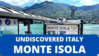 Monte Isola: The Biggest Italian Lake Island in Italy. 4K Italy