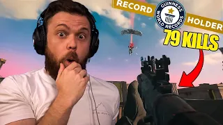 Reacting to 79 KILL WORLD RECORD ON Rebirth Island