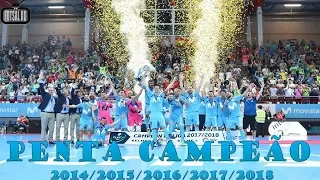 INTER CAMPEÃO! Gols Inter/Movistar X Barcelona | FINAL | 5º Jogo Liga Espanhola de Futsal 2017/2018