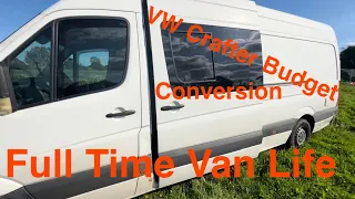 Full Time Van Life-VW Crafter Full Tour Of My Home !