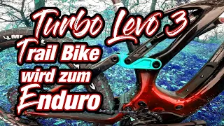 Vom Trail-Bike zum Enduro | Test Cascade Dämpferlink | Specialized Turbo Levo 3