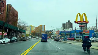 THE BRONX NEW YORK CITY | TREMONT AVENUE | DRIVING WESTFARMS TO 3RD AVENUE | 4K VIDEO QUALITY
