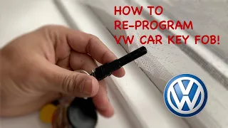 How To Re-program VW Passat Key Fob