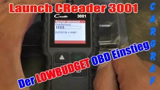 Launch Creader 3001 - Einstieg in die OBD Diagnose