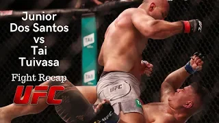 Tai Tuivasa vs Junior Dos Santos Fight Recap with pics : UFC Fight Night Full HD