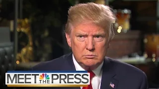 Donald Trump Talks Cruz, Clinton, Birthright Citizenship | Meet The Press | NBC News