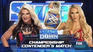 Charlotte Flair vs Toni Storm (Championship Contender's - Full Match)