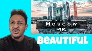 Moscow, Russia 🇷🇺 - by drone [4K] Reaction