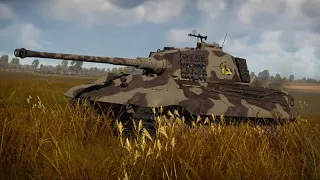 War Thunder Realistic Battle Tiger II (H) Steel Beast