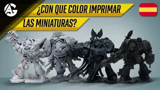 🇪🇸¿CON QUE COLOR IMPRIMAR LAS MINIATURAS? - Angel GiraldeZ