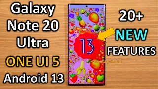 Galaxy Note 20 Ultra Android 13 One UI 5 update! 20+ NEW features 😍