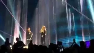 Andrea faustini and Ella Henderson singing Ghost live at th