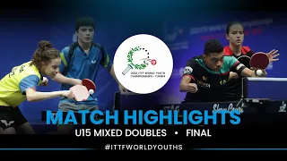 Goda/Kurmangaliyev vs Berzosa/Abiodun | Final U15 XD | ITTF World Youth Championships 2022