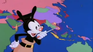 Yakko's World but it's only countries that have officially committed war crimes