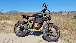 Super73 Clone Motor Goat E-Bike with no pedals by Goat Power Bikes