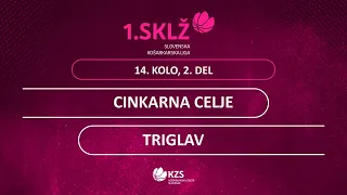 Cinkarna Celje : Triglav - 14. kolo, 2. del - 1. Ž SKL - Sezona 2020/21