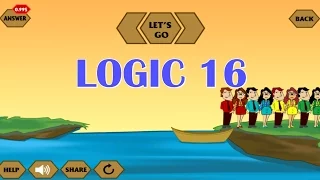 River Crossing IQ Game - Logic 16