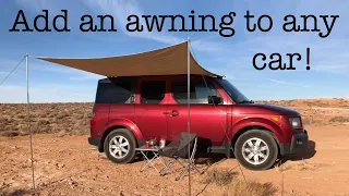 Add an awning to any car