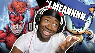 THE FLASH VS (Archie) SONIC | DEATH BATTLE | REACTION