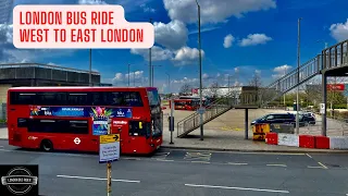 3 hours I rode LONDON Bus West-East Join