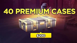 OPENING 40 Premium Cases in Critical Ops ($200)! C-OPS Case Opening