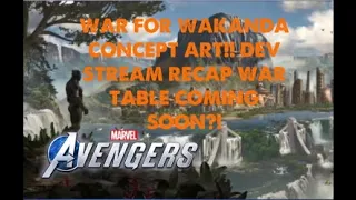 BLACK PANTHER WAR TABLE TEASE!! CONCERT ART & More! Marvel Avengers