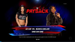 WWE 2K24 - AJ Lee vs. Bianca Belair (Online Match)