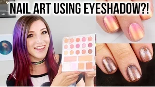 Nail Art Using Eyeshadow?! || KELLI MARISSA