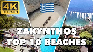ZAKYNTHOS, Greece ► Top 10 Best Beaches ►