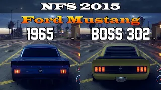 Ford Mustang vs Ford Mustang Boss 302 - NFS 2015 (Drag Race)
