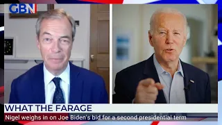 Nigel Farage says 'old duffer' Biden 'isn't up to the job' as President launches 2024 reelection bid