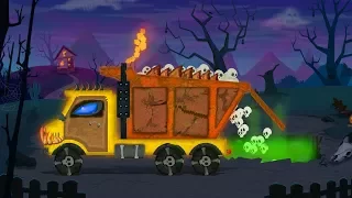 Scary Dump Truck | Car Garage | Scary Video For Kids