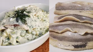 The best salad. I have never eaten such herrings! Royal herring salad