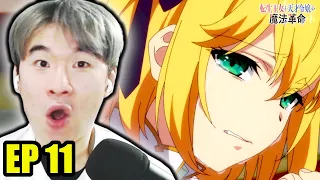 Our Yuri Ship is SINKING 😭| Tensei Oujo to Tensai Reijou no Mahou Kakumei Episode 11 (REACTION)