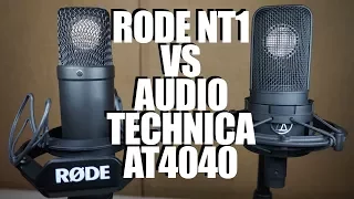 Audio Technica AT4040 vs Rode NT1 -- $300 mic shootout