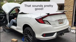 10th Gen Civic Si Straight Pipe! (CatBack) (Sounds Epic!)