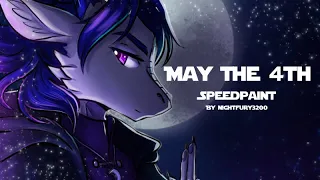 May the Fourth 2024 Speedpaint - Star Wars Crossover Fan Art