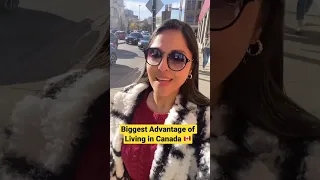 Biggest benefit of living in Canada | #shorts #ytshorts | Indian blogger in canada | life in Canada
