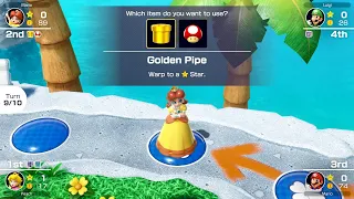 Mario Party Superstars Yoshi's Tropical Island Daisy vs Mario vs Luigi vs Peach