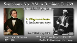 Schubert: Symphony No. 7(8) `Unfinished`, Furtwängler & BPO (1952) シューベルト 交響曲第7(8)番 フルトヴェングラー