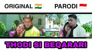 PARODI INDIA THODI SI BEQARARI | VINA FAN | Lyric + Terjemahan (Original vs Parodi)