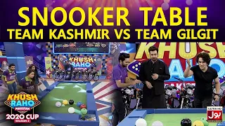 Snooker Table | Khush Raho Pakistan 2020 | Faysal Quraishi Show | Team Kashmir Vs Team Gilgit