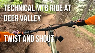 Technical Trail At Deer Valley - Twist and Shout